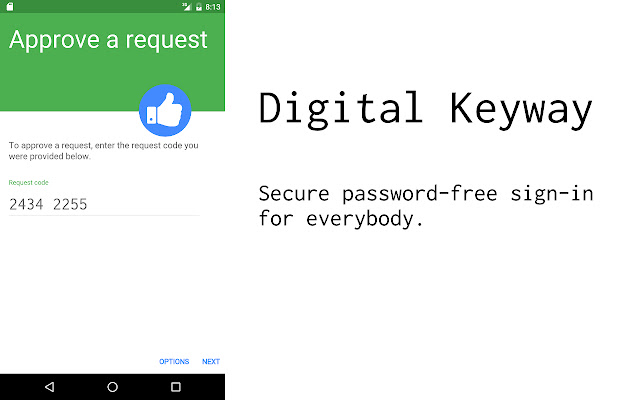 Digital Keyway Plugin  from Chrome web store to be run with OffiDocs Chromium online