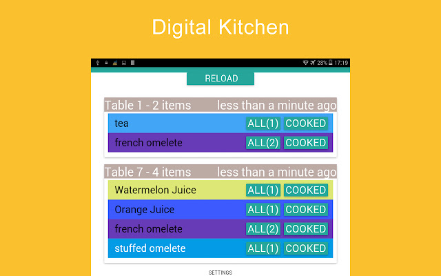 Digital Kitchen  from Chrome web store to be run with OffiDocs Chromium online