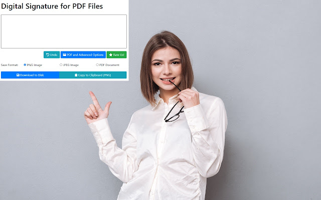 Digital Signature for PDF Files  from Chrome web store to be run with OffiDocs Chromium online