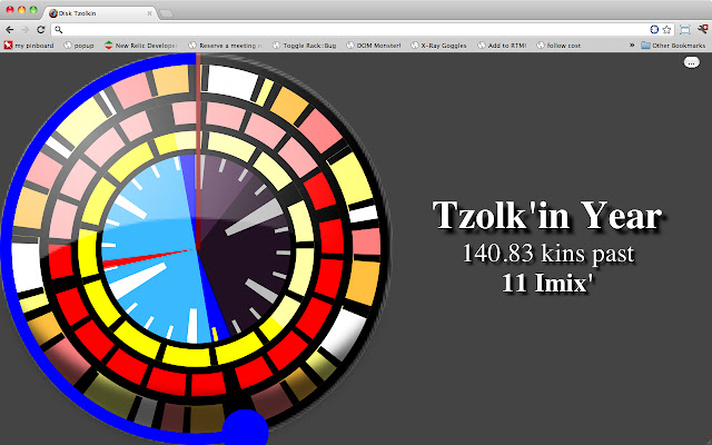 Disk Tzolkin  from Chrome web store to be run with OffiDocs Chromium online