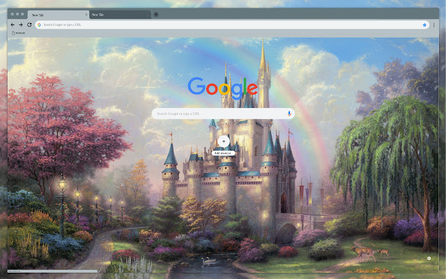 Disney castle  from Chrome web store to be run with OffiDocs Chromium online