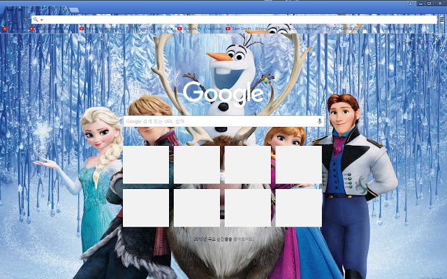 Disney Frozen Theme  from Chrome web store to be run with OffiDocs Chromium online