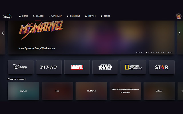 Disney+ Spoiler Duster  from Chrome web store to be run with OffiDocs Chromium online