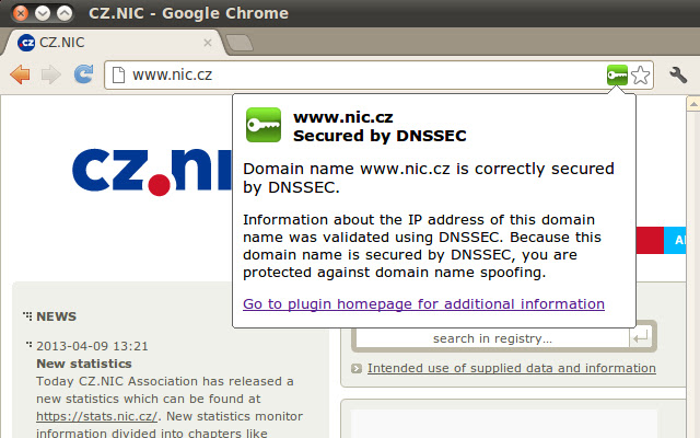 Validatore DNSSEC dal Chrome Web Store da eseguire con OffiDocs Chromium online