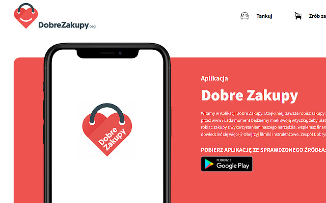 Dobre Zakupy  from Chrome web store to be run with OffiDocs Chromium online