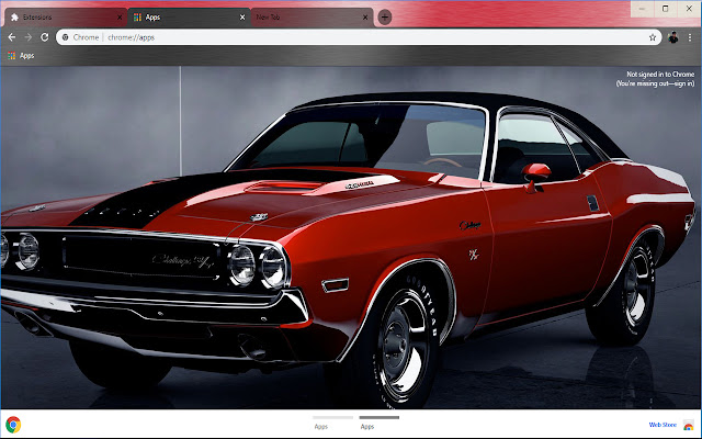 Dodge Challenger RT American Muscles SuperCar  from Chrome web store to be run with OffiDocs Chromium online