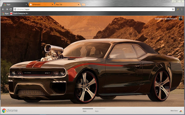 Dodge Challenger with BDS Blowers Car  from Chrome web store to be run with OffiDocs Chromium online