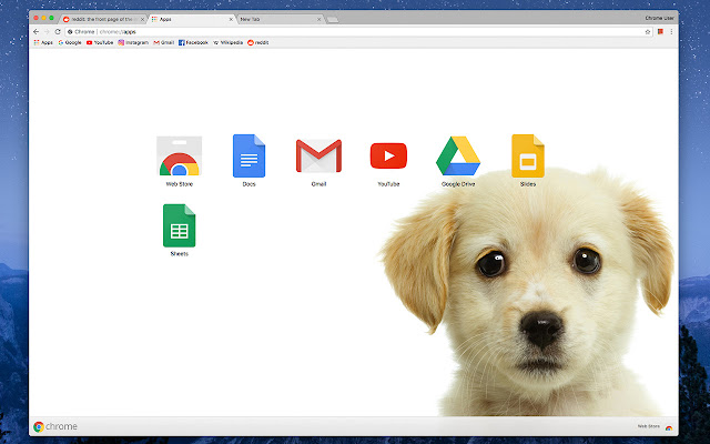 Doggo Theme  from Chrome web store to be run with OffiDocs Chromium online