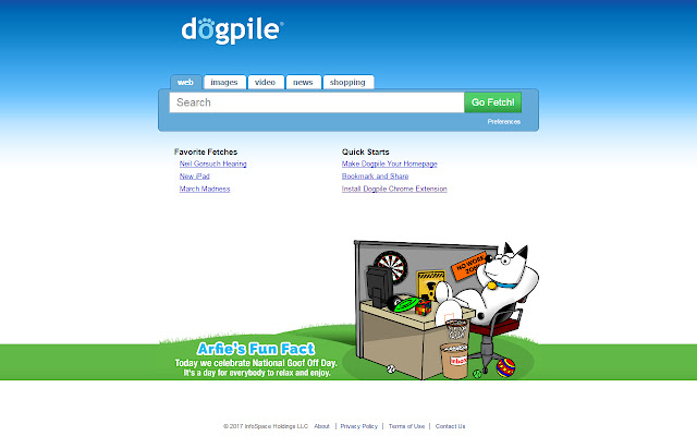 Dogpile Private Search  from Chrome web store to be run with OffiDocs Chromium online