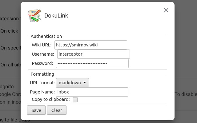 DokuLink  from Chrome web store to be run with OffiDocs Chromium online