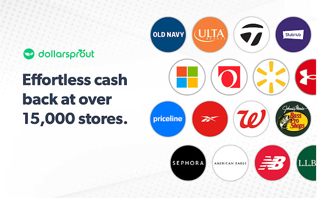 DollarSprout Rewards: Automatic Cash Back  from Chrome web store to be run with OffiDocs Chromium online