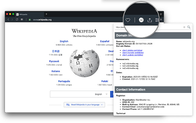 Carian Data Pendaftaran Nama Domain (WHOIS) daripada kedai web Chrome untuk dijalankan dengan OffiDocs Chromium dalam talian