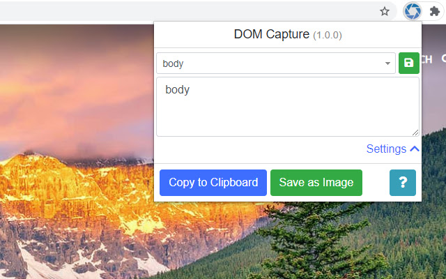 DOM Capture  from Chrome web store to be run with OffiDocs Chromium online