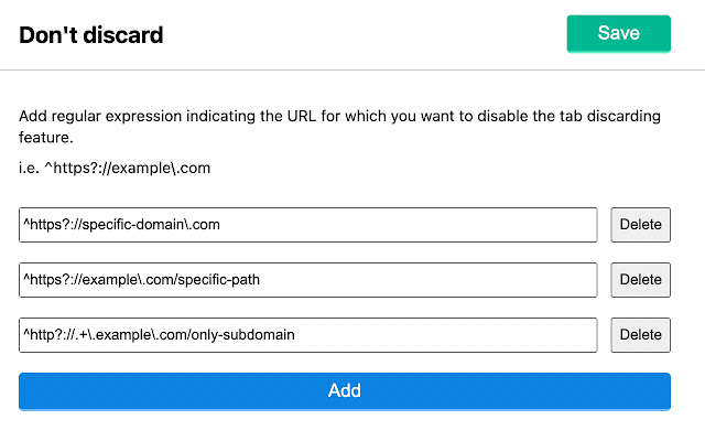 Dont discard  from Chrome web store to be run with OffiDocs Chromium online