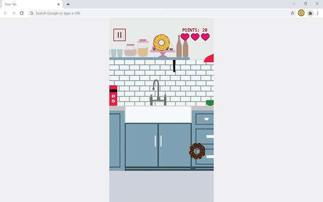 Donut Smash Game  from Chrome web store to be run with OffiDocs Chromium online