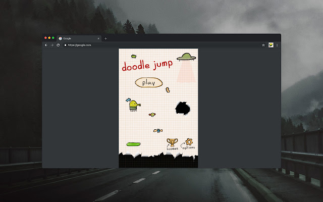 Doodle Jump Game for Chrome™  from Chrome web store to be run with OffiDocs Chromium online