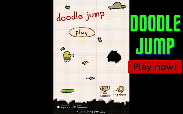 Doodle Jump Unblocked  from Chrome web store to be run with OffiDocs Chromium online