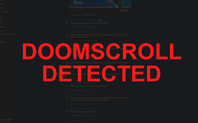 Doomscroll Blocker  from Chrome web store to be run with OffiDocs Chromium online