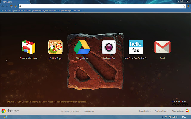 DotA 2 Theme  from Chrome web store to be run with OffiDocs Chromium online