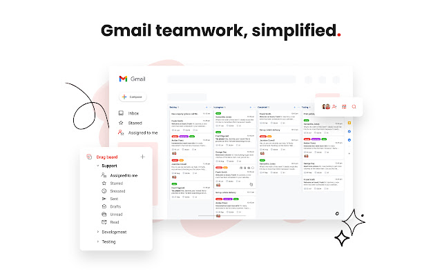 DragApp: Gmail shared inbox  from Chrome web store to be run with OffiDocs Chromium online