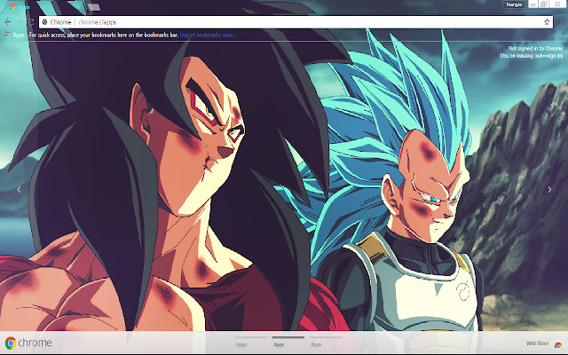 Dragon Ball Super 1366x768 dari toko web Chrome untuk dijalankan dengan Chromium OffiDocs online