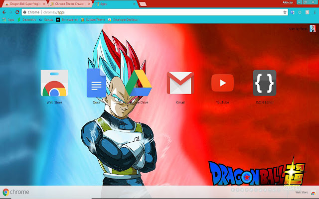 Dragon Ball Super Vegita  from Chrome web store to be run with OffiDocs Chromium online