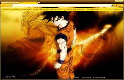 Dragon Ball Z Goku  from Chrome web store to be run with OffiDocs Chromium online