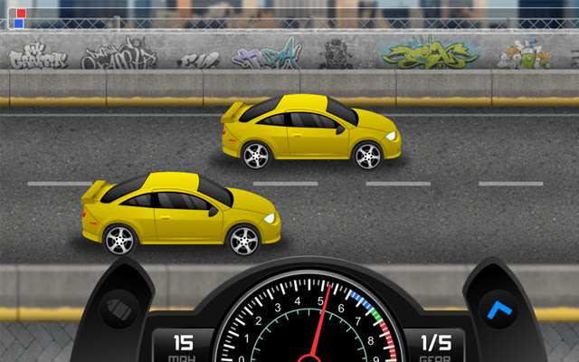 Drag Racing Game  from Chrome web store to be run with OffiDocs Chromium online