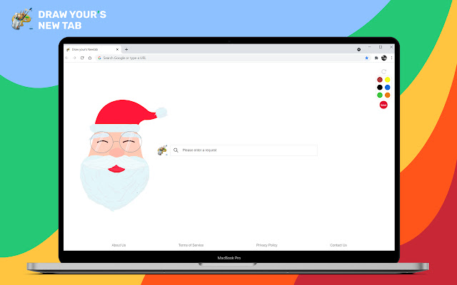 Draw yours Newtab  from Chrome web store to be run with OffiDocs Chromium online