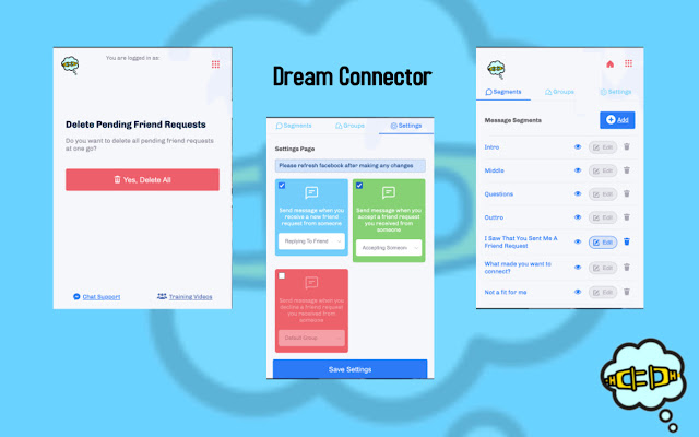 Dream Connector Pro  from Chrome web store to be run with OffiDocs Chromium online