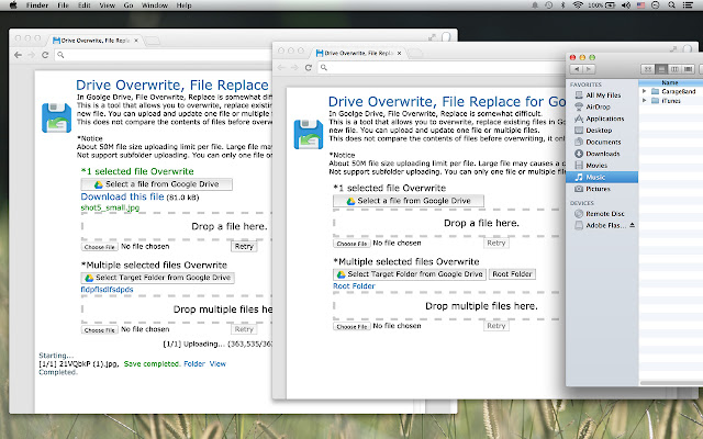 Drive Overwrite, File Replace for Drive  from Chrome web store to be run with OffiDocs Chromium online