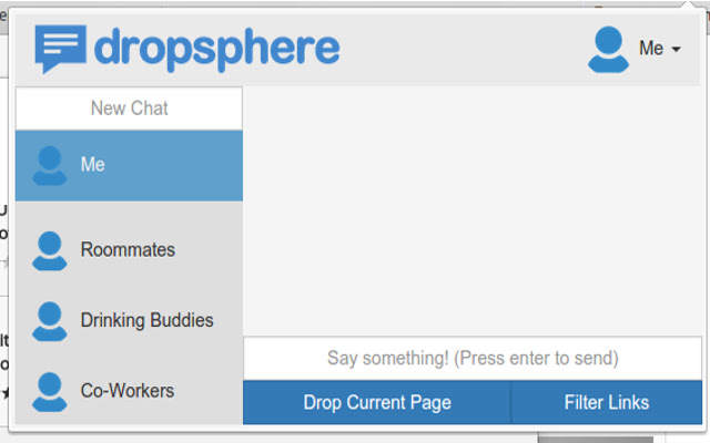 Dropsphere  from Chrome web store to be run with OffiDocs Chromium online