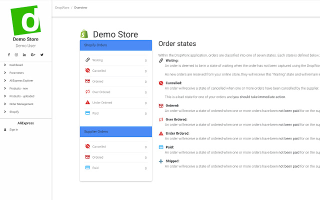 DropWorx  from Chrome web store to be run with OffiDocs Chromium online