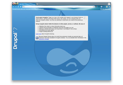 Drupal 7  from Chrome web store to be run with OffiDocs Chromium online