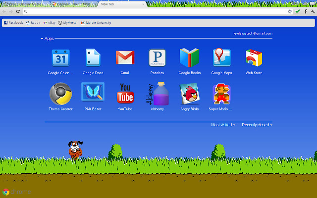 Duck Hunt Theme for Google Chrome™  from Chrome web store to be run with OffiDocs Chromium online