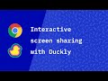 Duckly Cobrowsing web sharing with debugging  from Chrome web store to be run with OffiDocs Chromium online