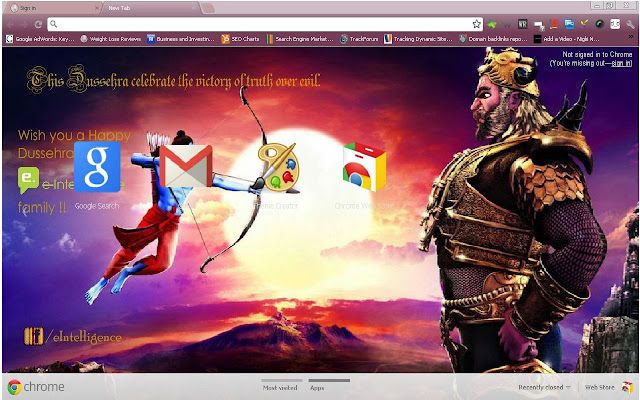 Dussehra  from Chrome web store to be run with OffiDocs Chromium online