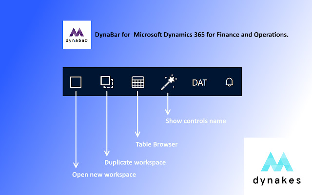 dynaBar D365FO  from Chrome web store to be run with OffiDocs Chromium online