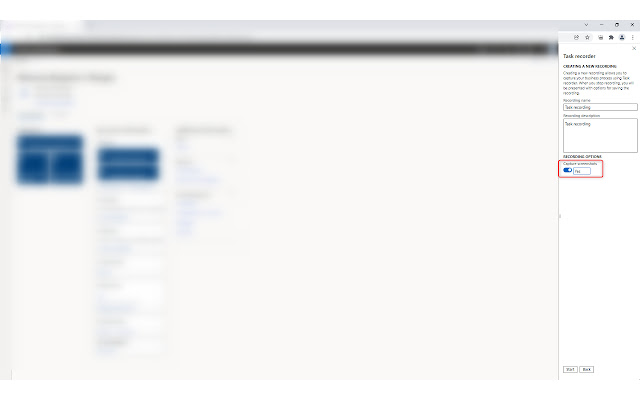 Dynamics 365 FO Task Recorder Screenshot from Chrome web store to be run with OffiDocs Chromium online Dynamics 365 FO Task Recorder Screenshot from Chrome web store to be run with OffiDocs Chromium online