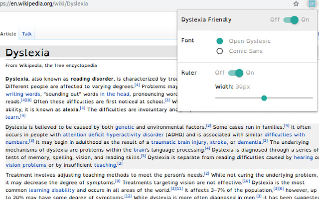 Dyslexia Friendly  from Chrome web store to be run with OffiDocs Chromium online