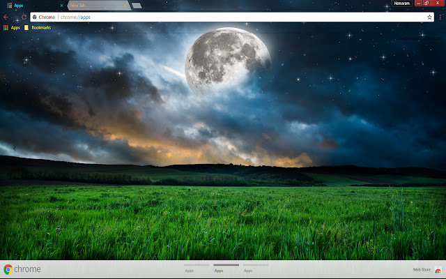 Earth Moon  from Chrome web store to be run with OffiDocs Chromium online