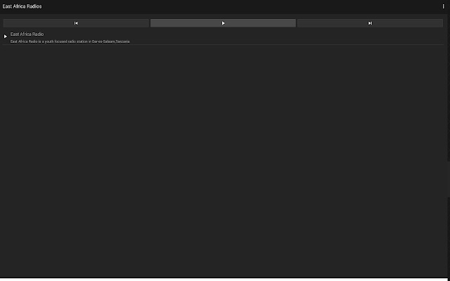 East Africa Radios  from Chrome web store to be run with OffiDocs Chromium online