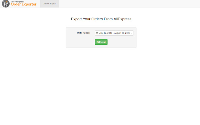 Easy AliExpress Order Exporter  from Chrome web store to be run with OffiDocs Chromium online