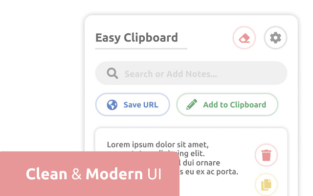 Easy Clipboard  from Chrome web store to be run with OffiDocs Chromium online