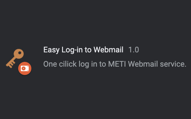 Easy Log in to Webmail  from Chrome web store to be run with OffiDocs Chromium online