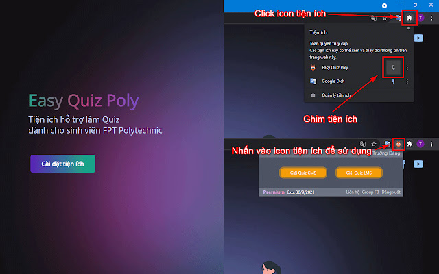 Easy Quiz Poly  from Chrome web store to be run with OffiDocs Chromium online