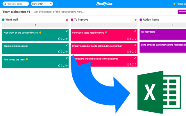 EasyRetro To Excel Converter  from Chrome web store to be run with OffiDocs Chromium online