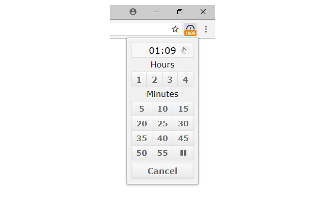 Easy Timer  from Chrome web store to be run with OffiDocs Chromium online