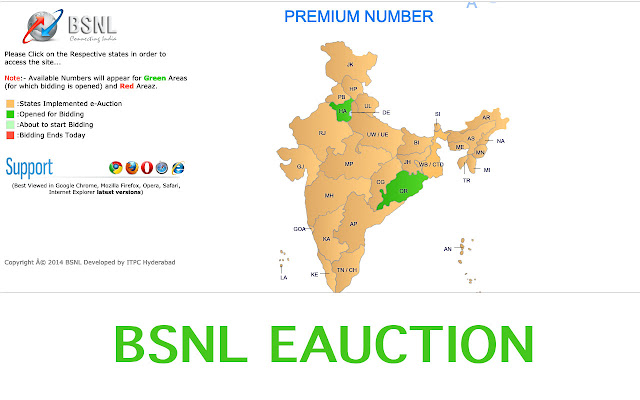 EAuction BSNL  from Chrome web store to be run with OffiDocs Chromium online