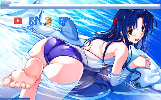 Ecchi anime Swimsuit theme 1280x720  from Chrome web store to be run with OffiDocs Chromium online